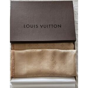 Louis Vuitton Beige Monogram Shawl Wrap